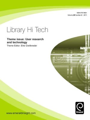cover image of Library Hi-Tech, Volume 29, Issue 2